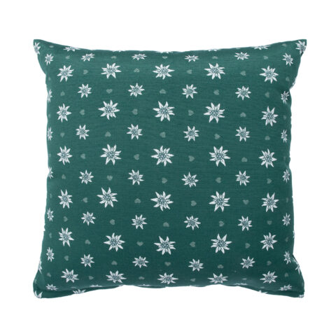 Padi HOLLY 45x45cm, lukuga, roheline Edelwaiss, 50% puuvill, 50%  polüester, kangas 444 Dekoratiivpadjad Dekoratiivpadjad