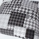 Padi HOLLY 45x45cm, lukuga, must ja valge, kangas 50% puuvill, 50% polüester, kangas 490 Dekoratiivpadjad