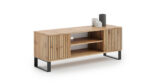 Focus loft RTV kapp 155 cm – dekor tamm craft lamellid TV-alused
