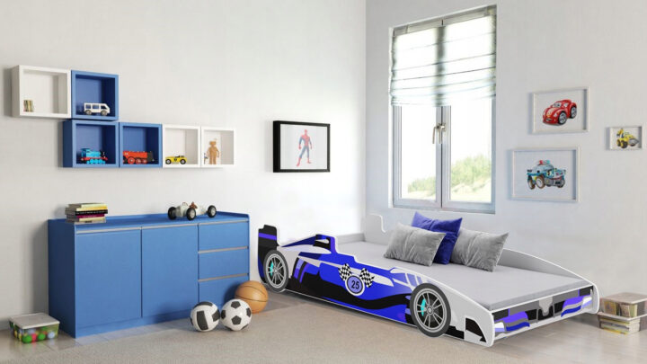 LASTE Voodi FORMULA 160 x 80 cm Autovoodid