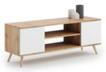 Focus RTV kapp 135 cm tamm kuld Craft – valge TV-alused
