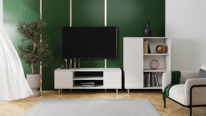 RTV Focus kašmiir 155 cm kuldsed jalad TV-alused