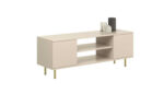 Focus cashmere RTV kapp 135 cm – kuldsed jalad TV-alused