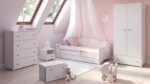 Emma lastevoodi 140×70 roosa Lastevoodid 140x70 cm sahtliga