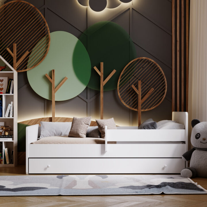 Üheinimesevoodi Max 160×80 sahtliga Lastevoodid 160x80 cm sahtliga