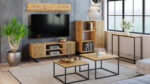 Focus loft RTV kapp 135 cm – dekoratiivliistud tammepuit craft TV-alused