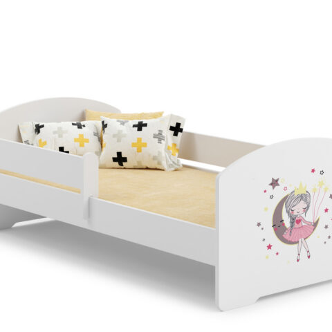LUK lastevoodi 140×70 koos piiretega – Magav printsess Lastevoodid piirdega