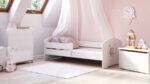 LUK lastevoodi 140×70 koos piiretega – Magav printsess Lastevoodid piirdega