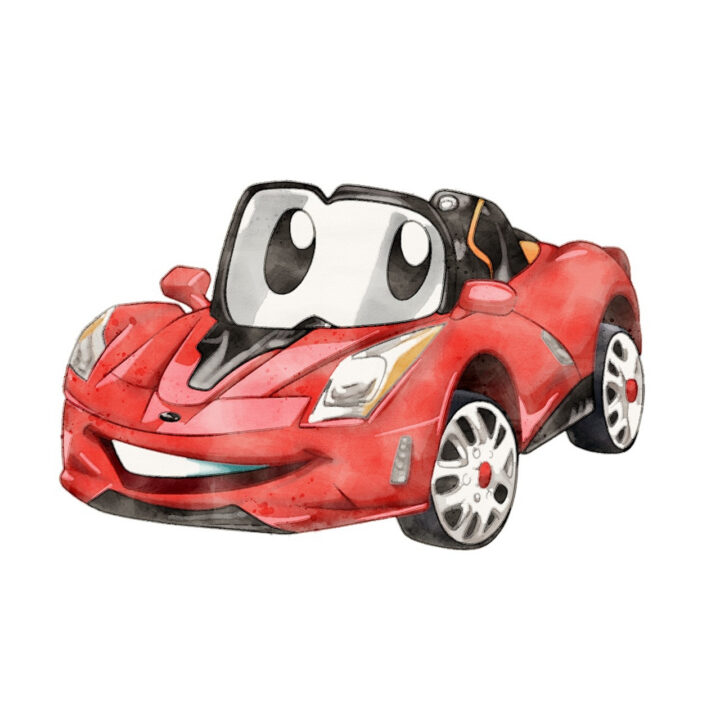 Lastevoodi Luk 160×80 koos piirdega – Võidusõiduauto Lastevoodid piirdega