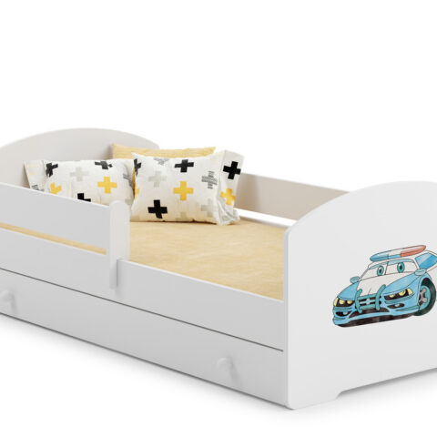 Laste voodi Luk 140×70 sahtliga – Politsei Lastevoodid 140x70 cm sahtliga