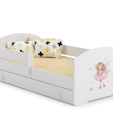 Lastevoodi Luk 140×70 sahtliga – Haldjatüdruk Lastevoodid 140x70 cm sahtliga