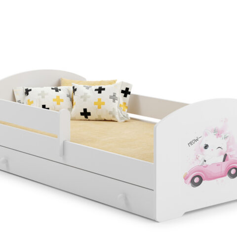 Lastevoodi Luk 140×70 sahtliga – Kass Lastevoodid 140x70 cm sahtliga