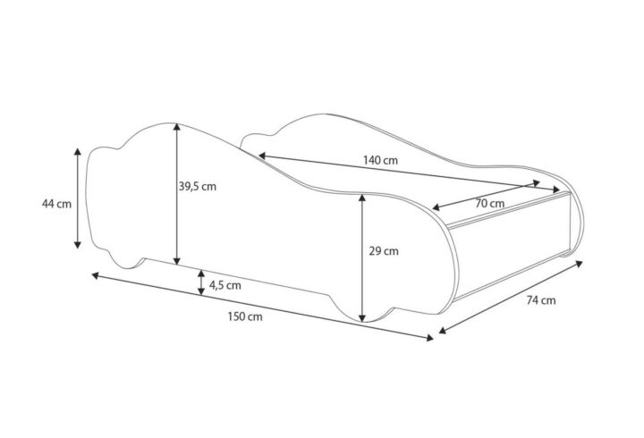 SPEED lastevoodi 140×70 – koos madratsiga Autovoodid