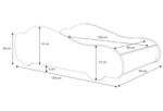 BATCAR lastevoodi 160×80 koos madratsiga Autovoodid