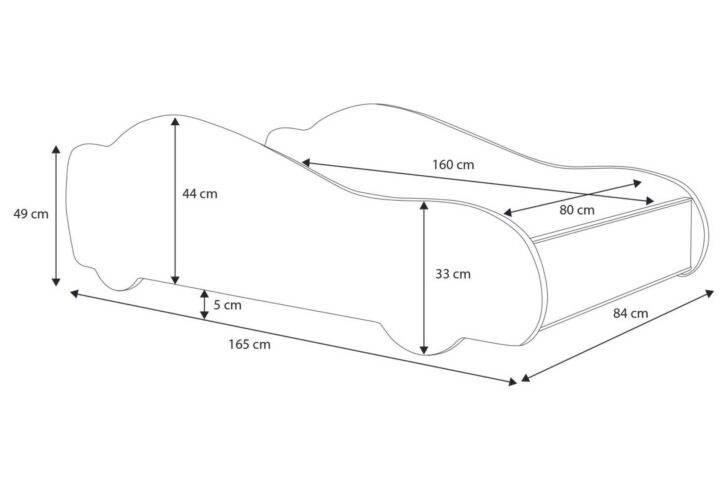 BATCAR lastevoodi 160×80 koos madratsiga Autovoodid