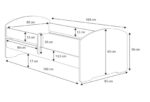 Kaheinimesevoodi Luk 160×80 – Sinine karuteddy Kahekohalised voodid