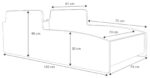 Traktor lastevoodi punane 140×70 Autovoodid