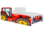 Lastevoodi Traktor punane 160×80 Autovoodid