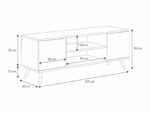 RTV Focus valge 155 cm – Skandinaavia TV-alused