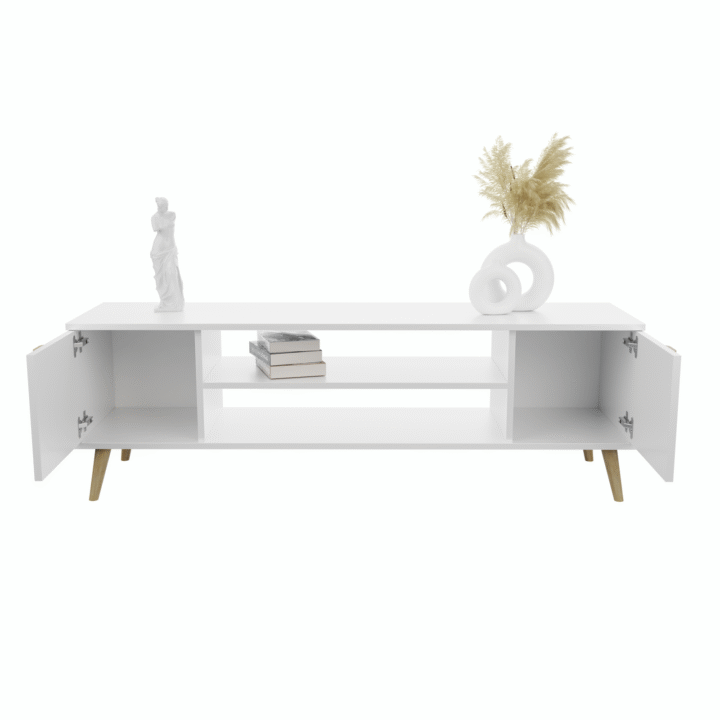 RTV Focus valge kapp 135 cm – Skandinaavia TV-alused