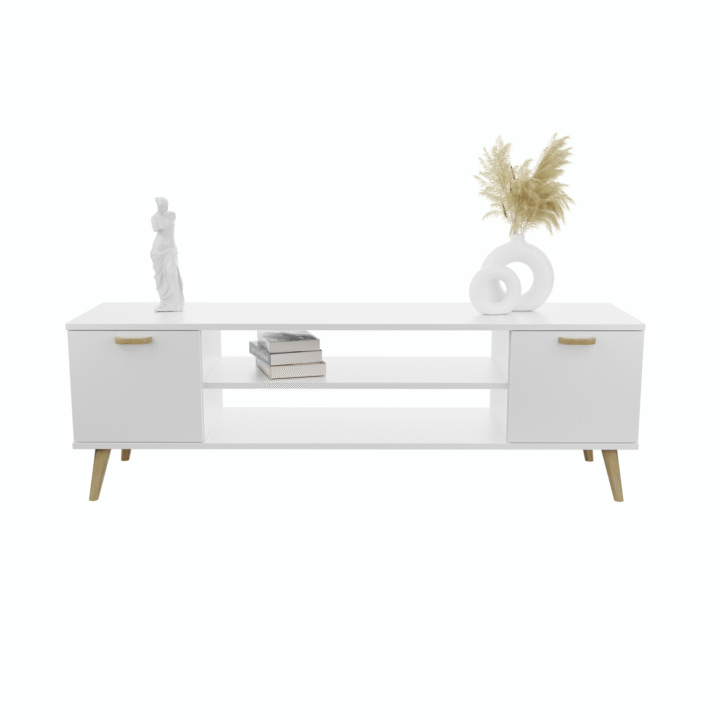 RTV Focus valge kapp 135 cm – Skandinaavia TV-alused
