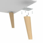 RTV Focus valge kapp 135 cm – Skandinaavia TV-alused