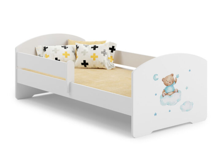 LUK lastevoodi 160×80 koos piiretega – Sinine Karu Lastevoodid piirdega