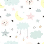 LUK lastevoodi 160×80 piiretustega – Tähed Lastevoodid piirdega