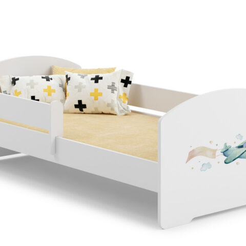 LUK lastevoodi 160×80 rõngaga – Lennuk Lastevoodid piirdega