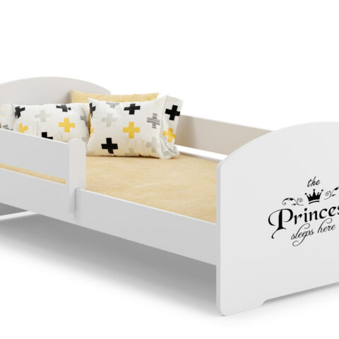 LUK lastevoodi 160×80 koos piiretega – Printsess Lastevoodid piirdega