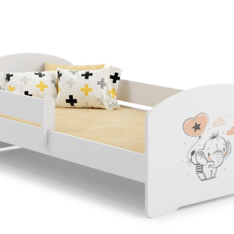 LUK lastevoodi 160×80 koos tõstukitega – Beebi elevant Lastevoodid piirdega
