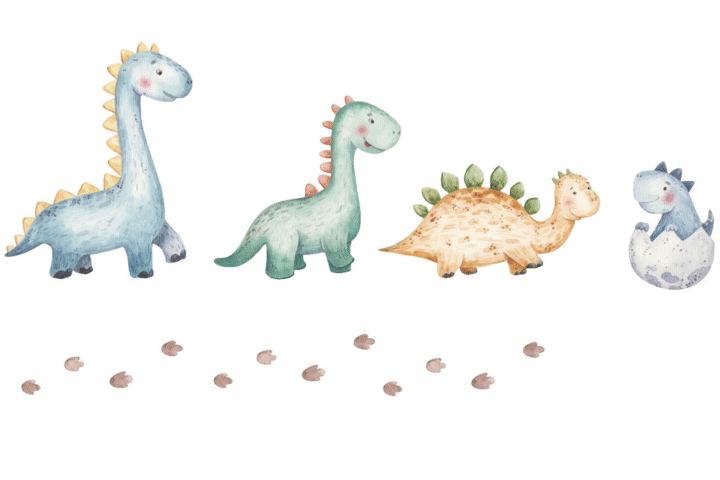 Lastevoodi LUK 140×70 sahtliga – Dinosaurus Lastevoodid 140x70 cm sahtliga