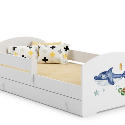Lastevoodi LUK 140×70 sahtliga – Hai Lastevoodid 140x70 cm sahtliga