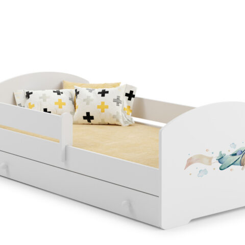 Lastevoodi LUK 140×70 sahtliga – Lennuk Lastevoodid 140x70 cm sahtliga