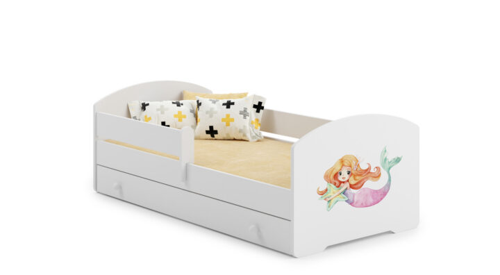 Lastevoodi LUK 140×70 sahtliga – Merineitsi Lastevoodid 140x70 cm sahtliga