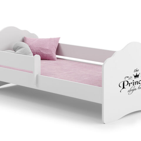 Wave lastevoodi 140×70 koos turvapiiretega – Printsess Lastevoodid piirdega
