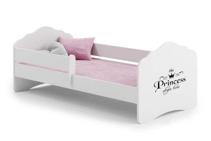 Wave lastevoodi 160×80 koos riiulitega – Printsess Lastevoodid piirdega