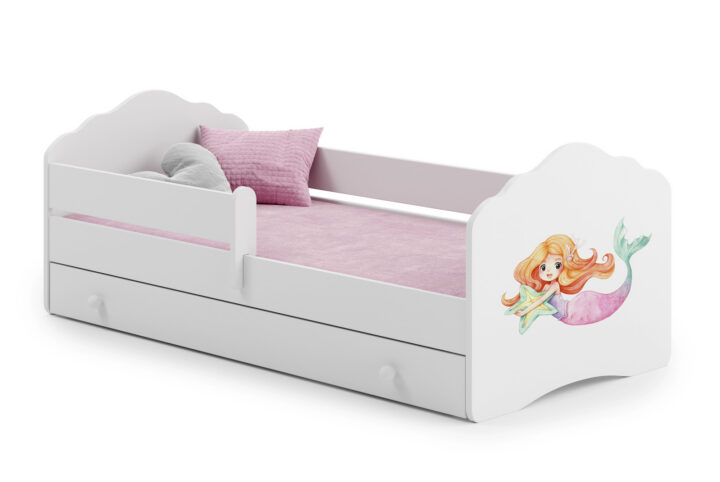 Wave lastevoodi 140×70 sahtliga – Merineitsi Lastevoodid 140x70 cm sahtliga