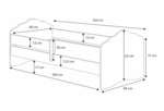 FALA lastevoodi 160×80 sahtliga – Beebi elevant Lastevoodid 160x80 cm sahtliga