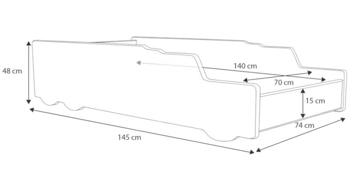Laste auto-voodi 140×70 – Monster Truck Autovoodid