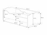 Kaheinimesevoodi Anna 160×80 – Magav printsess Kahekohalised voodid