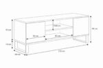 RTV Focus kapp – metallist jalad TV-alused