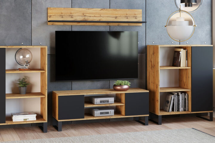 RTV Focus kapp – metallist jalad TV-alused