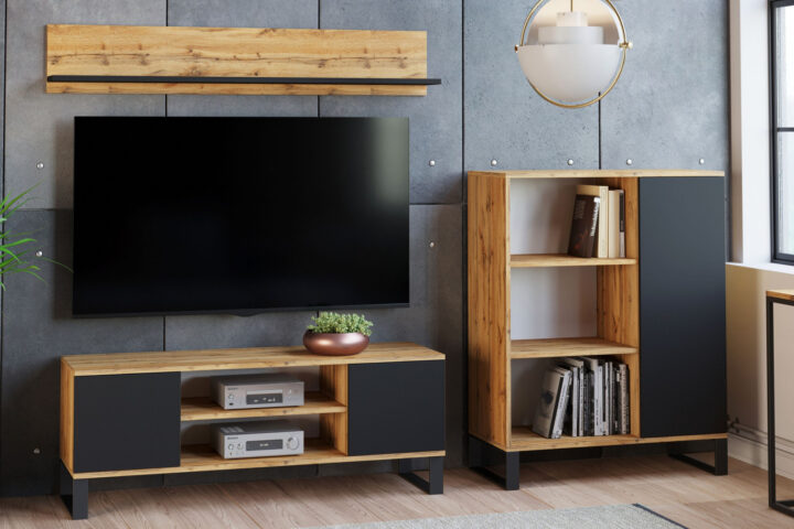RTV Focus kapp – metallist jalad TV-alused