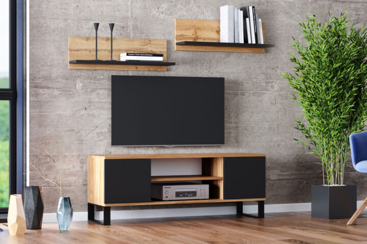 RTV Focus kapp – metallist jalad TV-alused