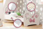 Pink Cat lastevoodi 160×80 Loomateemalised 160x80 cm lastevoodid