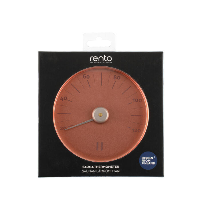 Sauna termomeeter RENTO COPPER, D15x2cm, vaskne Saun Saunatarbed