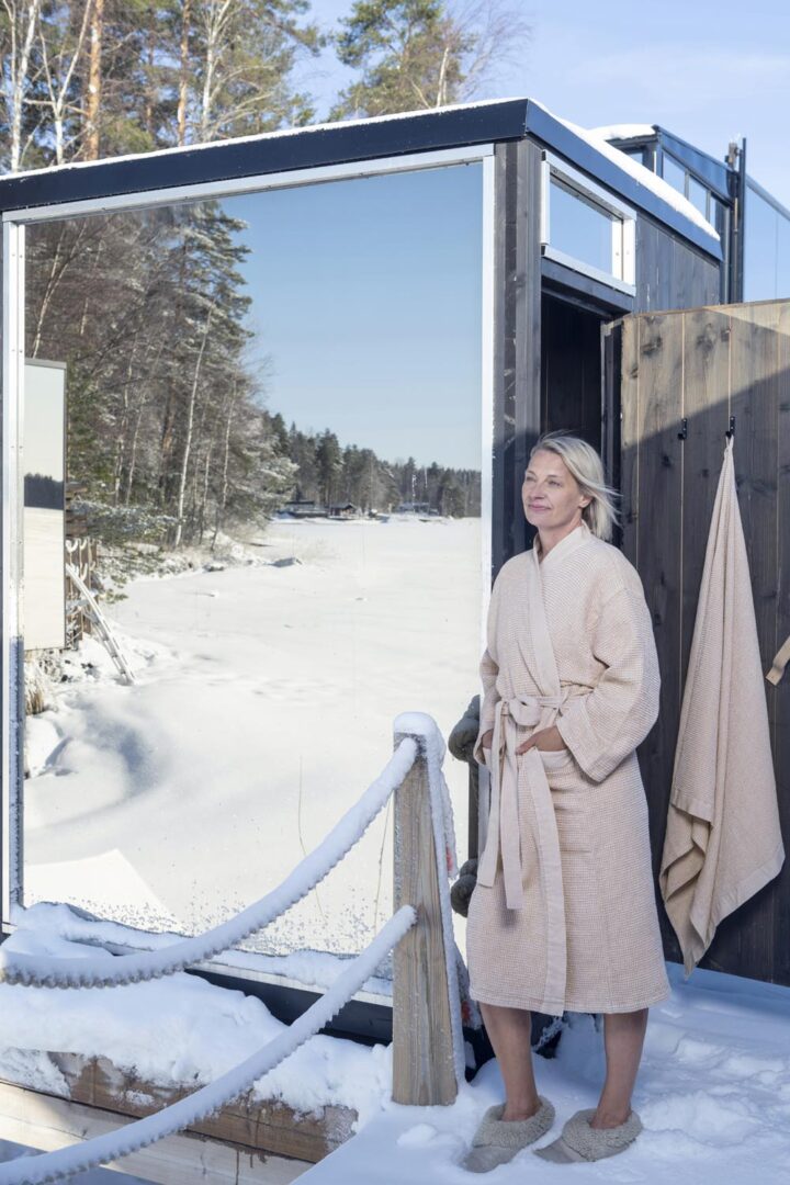 Saunarätik RENTO BEIGE 90x180cm Saun