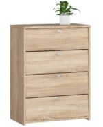 Jalatsikapp 4 kallutusuksega 60 cm – Tamm Esik ja Garderoob Homewell 5