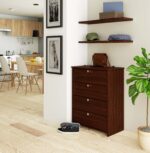 Jalatsikapp RUBIN 4 kallutusuksega, 66 cm, wenge Esik ja Garderoob Homewell 8